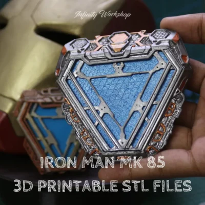 Iron Man MK 85 Arc Reactor 3D Files
